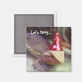 Laten we draak met hoofdletters maken magneet (Voorkant / Achterkant)