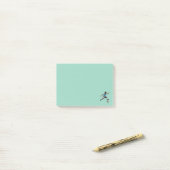 Laten we dribbelen post-it® notes (Op bureau)