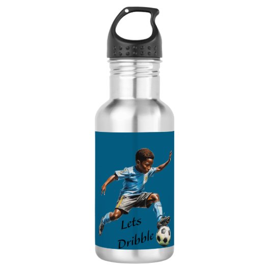 Laten we dribbelen waterfles  (Voorkant)