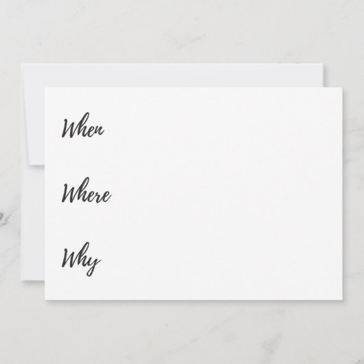 Laten we Drinken! Adult Party-uitnodiging Kaart (Achterkant)