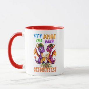 Laten we Drinkware Drinken Tot de Dageraad Oktober Mok