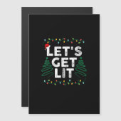 Laten we dronken worden Drinken Grappig Kerstcadea (Voorkant / Achterkant)