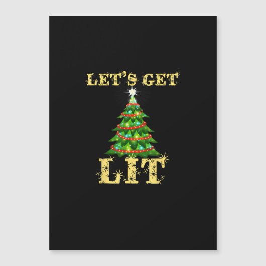 Laten we dronken worden Drinken Grappig Kerstmis (Voorkant)