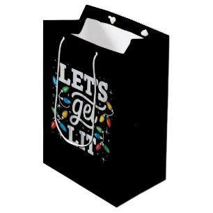 Laten we dronken worden Drinkende Kerstman Hoed Ke Medium Cadeauzakje
