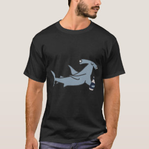 laten we dronken worden hamerhaai familie t-shirt