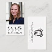 Laten we Echte Estate Professional bespreken Visitekaartje (Voorkant / Achterkant)