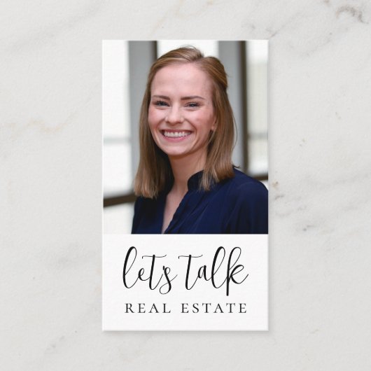 Laten we Echte Estate Professional bespreken Visitekaartje (Voorkant)