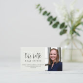 Laten we Echte Estate Professional bespreken Visitekaartje (Staand voorkant)