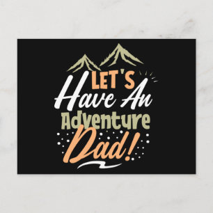 Laten we een Avontuur Hebben Papa Briefkaart