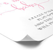 Laten we een baby leuk baby shower spellen maken poster (Hoek)