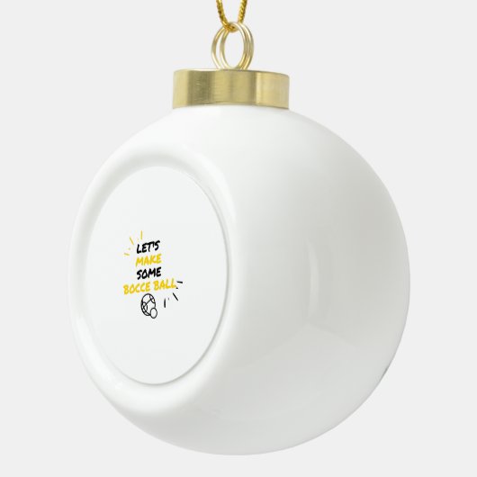 Laten we een bal maken keramische bal ornament (Rechts)