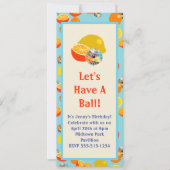 Laten we een bal nemen! Uitnodiging voor disco par (Voorkant)