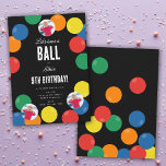 Laten we een Ball Kids verjaardagsfeestje thema he Kaart<br><div class="desc">Een schattig "Let's Have a Ball" bal verjaardagsfeestje thema. Een aangepaste foto kinderen verjaardag uitnodiging ontwerp perfect voor een bal verjaardag feest thema. Pas deze "Let's Have a Ball" verjaardagsuitnodiging aan met je eigen foto en tekst en maak er zelf een! Ideaal voor kinderen verjaardag!</div>