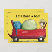 LATEN WE EEN BALL PARTIJ HEBBEN, DOOR Slipperywind Aankondigingskaart (Voorkant / Achterkant)