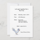 Laten we een Bar-B-Q-uitnodiging samenvoegen Kaart (Achterkant)