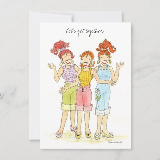 Laten we een Bar-B-Q-uitnodiging samenvoegen Kaart (Voorkant)