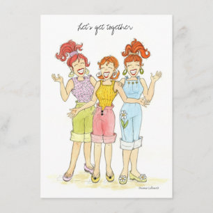 Laten we een Bar-B-Q-uitnodiging samenvoegen Kaart