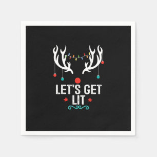 Laten we een beetje cool kerstfeest krijgen servet
