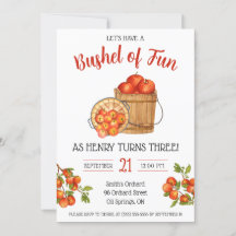 Laten we een bushel van plezier hebben! Apple verj