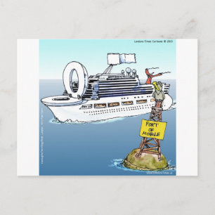 Laten we een cruise maken Funny Gifts T-shirts & K Briefkaart