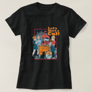 Laten we een Cult Spooky Retro Halloween Vrouwen s T-shirt