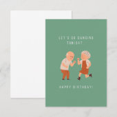 Laten we een dansende verjaardagskaart maken (Voorkant / Achterkant)