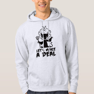 Laten we een deal maken met de duivel hoodie