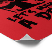 Laten we een deal maken met de duivel poster (Hoek)