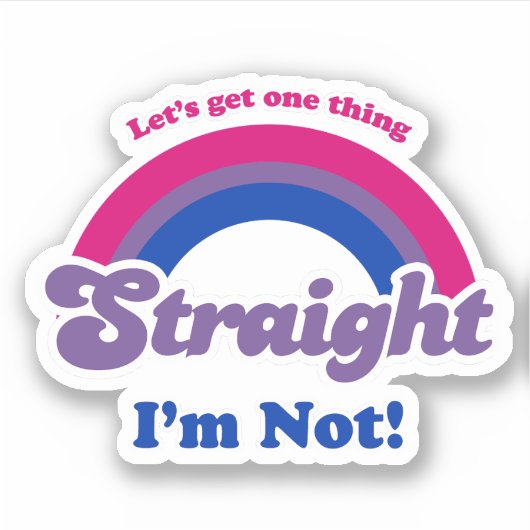 Laten we één ding duidelijk stellen sticker (Voorkant)