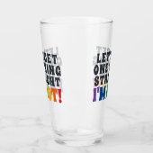 Laten we één ding halen, ik ben niet. glas (Links)