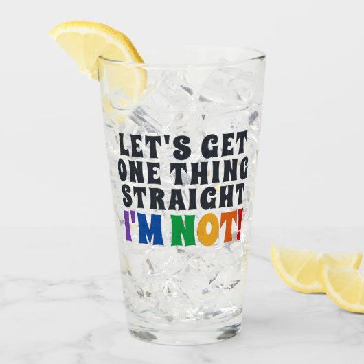 Laten we één ding halen, ik ben niet. glas (Voorkant ijs)