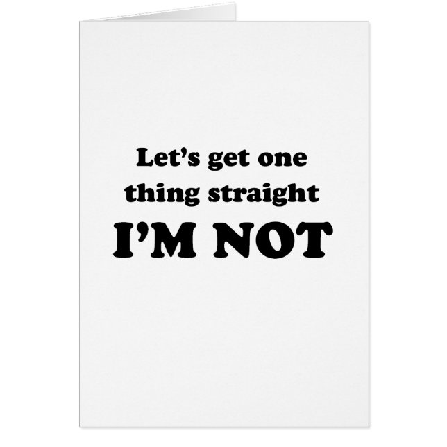 Laten we één ding rechtzetten (Voorkant)