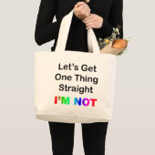 Laten we één ding rechtzetten... ik ben niet grote tote bag (Voorkant (product))
