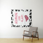 Laten we een dolle boel maken Bruidsmeisje Koe Dek Wandkleed (In Situ (horizontaal))