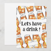 Laten we een drink nemen! kaart (Voorkant / Achterkant)