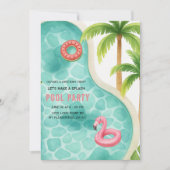 Laten we een duik in het zwembad maken Zwembad Fee Kaart (Voorkant)