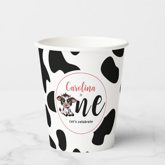 Laten we één eerste verjaardag vieren papieren bekers (Voorkant)