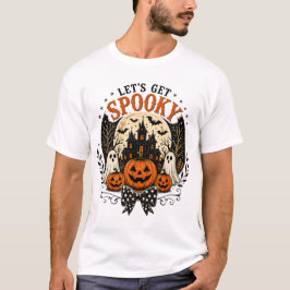 Laten we een enge leuke Halloween T-shirt krijgen