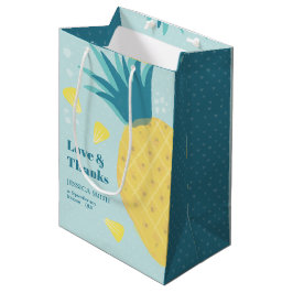 Laten we een feest houden als een ananas medium cadeauzakje
