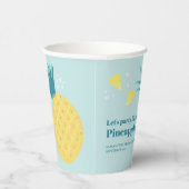 Laten we een feest houden als een ananas papieren bekers (Rechts)