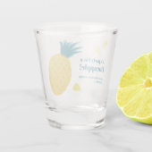 Laten we een feest houden als een ananas shot glas (Achterkant)