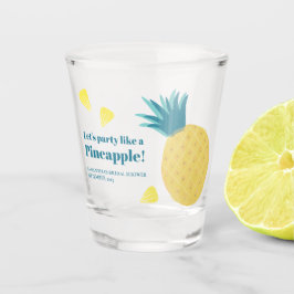 Laten we een feest houden als een ananas shot glas