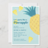 Laten we een feest houden als een ananas Vrijgezel Kaart (Voorkant)