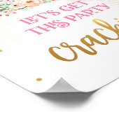 Laten we een feest maken met Nutkraker Ballerina G Poster (Hoek)