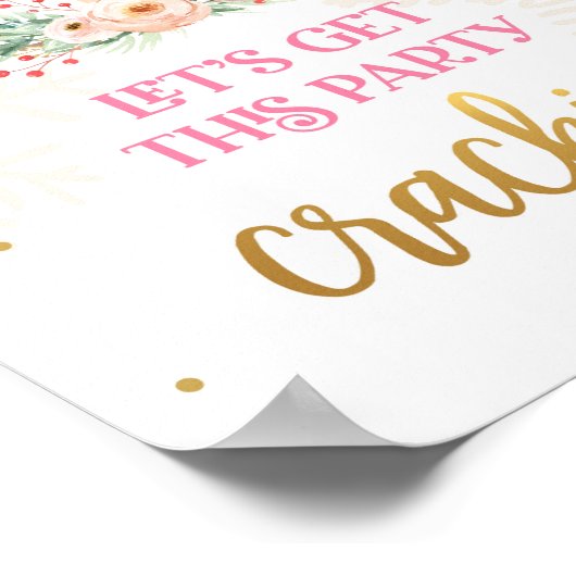 Laten we een feest maken met Nutkraker Ballerina G Poster (Hoek)