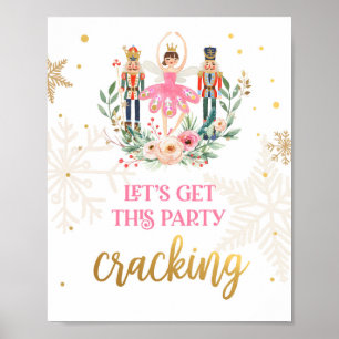 Laten we een feest maken met Nutkraker Ballerina G Poster