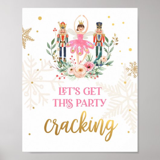 Laten we een feest maken met Nutkraker Ballerina G Poster (Voorkant)