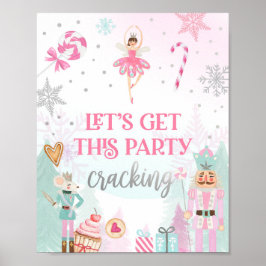 Laten we een feest maken met Nutkraker Ballerina G Poster