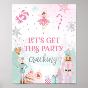 Laten we een feest maken met Nutkraker Ballerina G Poster