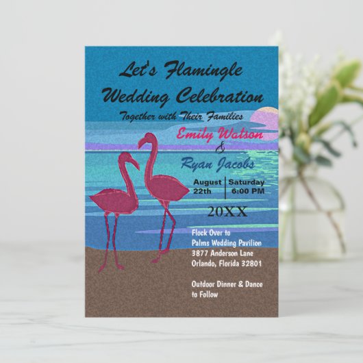 Laten we een feest vieren in Dusk. Kaart (Staand voorkant)